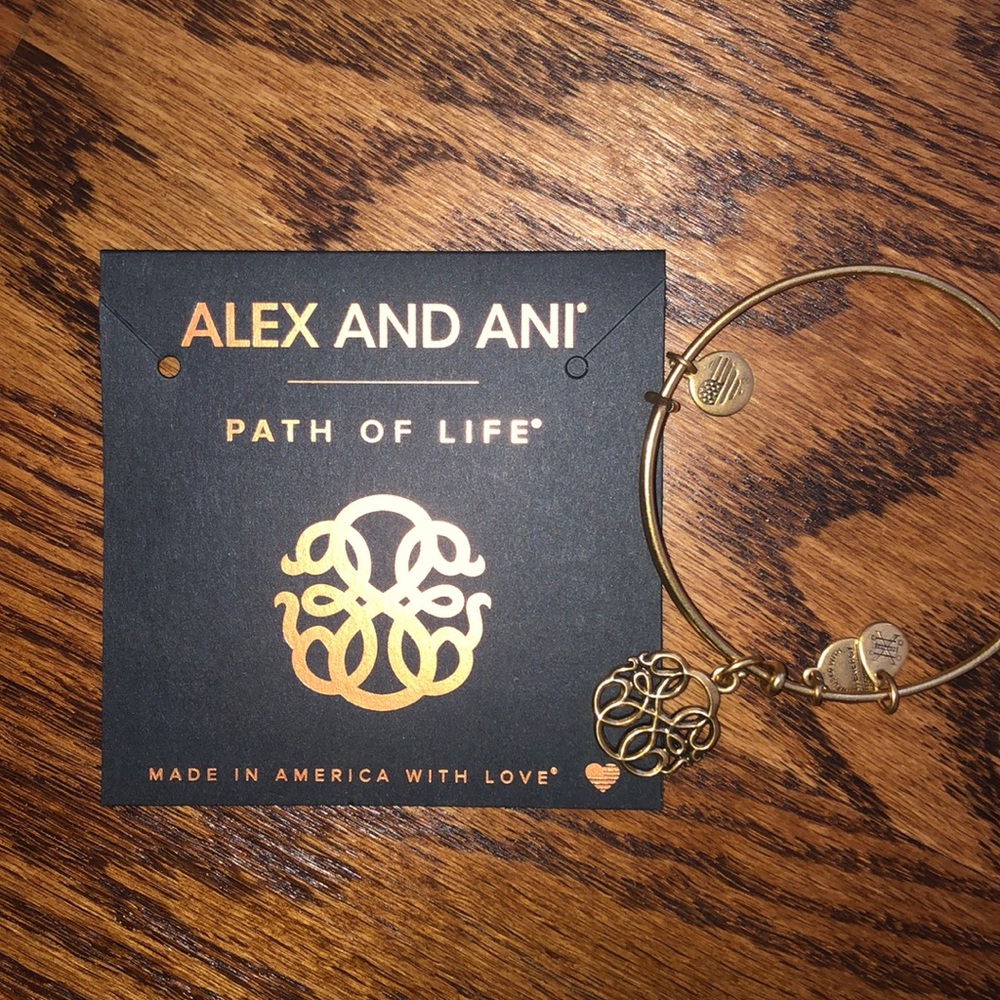 Alex and Ani gold bangle